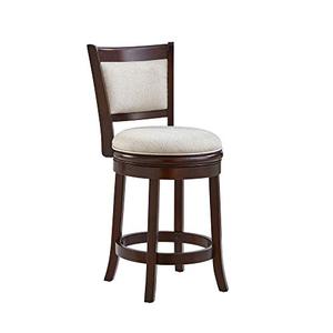lot 27380 image: Ball & Cast Swivel Barstool, Cappuccino & Cream White  (24)