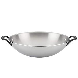 lot 27388 image: KitchenAid 5-Ply Clad Polished Stainless Steel Wok  (15)