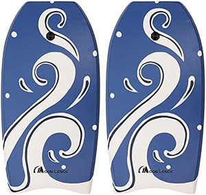 lot 62660 image: MOON LENCE Lightweight Beach Body Board with Wrist Strap with Smooth Bottom