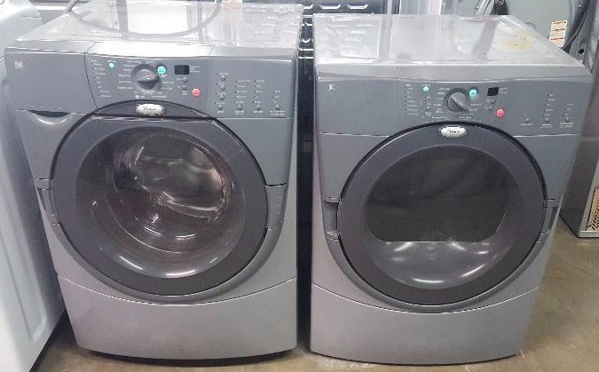 lot 187 image: Whirlpool washer and dryer front load set