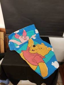 lot 8301 image: pair winnie the pooh pillow covers