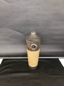 lot 8329 image: metal vase