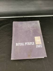 lot 8347 image: 1965 Royal Purple yearbook