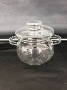 lot 8357 image: clear glass pot