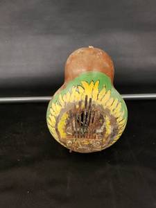 lot 8374 image: painted gourd