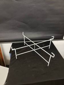 lot 8382 image: metal stand for something