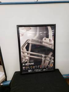lot 8519 image: framed K-STATE poster