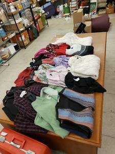 lot 8532 image: lot of womens shirts sz L