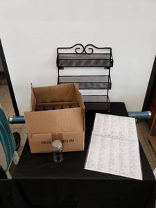 lot 8554 image: spice rack wjarslabels NIB