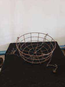 lot 8603 image: old metal planter