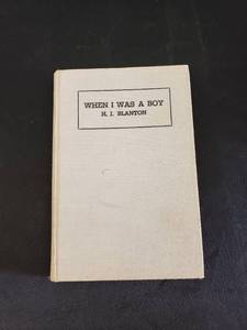lot 8627 image: when I was a boy book