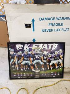 lot 8646 image: framed KSU poster