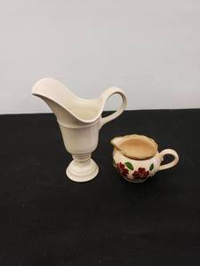 lot 8672 image: pair old small pitchers