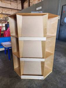 lot 39675 image: Wooden Corner Shelf