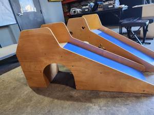 lot 39680 image: Kaplan Toddler Slide With Stairs
