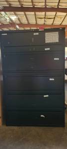 lot 39707 image: Hon Metal Lateral 5-Drawer Filing Cabinet W Key