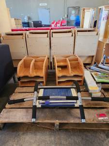 lot 39757 image: Lot of Desk Organizers and Pull up bar
