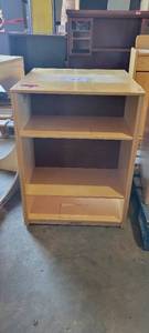 lot 39810 image: Small Wooden Double Sided Shelf