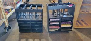 lot 39816 image: 2 Black Office Organizers