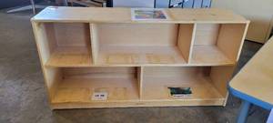 lot 39823 image: Wooden 5-Unit Lakeshore Cubby