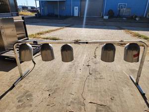 lot 5844 image: Nemco Food Equipment Portable Heat Lamp with 5 Lamps