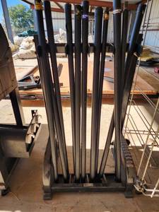 lot 5848 image: Power Systems Aerobic Bar Vertical Storage Rack