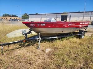 lot 5884 image: Tracker V16 Guide All Welded Hull Boat (No Motor or Seats)