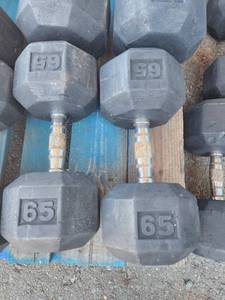 lot 5891 image: Lot of 2 Power Systems 65Ib Weights