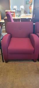 lot 39902 image: Large Burgundy Lounge Chair