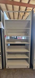 lot 39949 image: Double Sided Metal Shelf