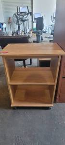 lot 39952 image: 2-Tier Rolling Night Stand