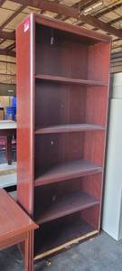 lot 39962 image: 6ft Wooden Bookshelf