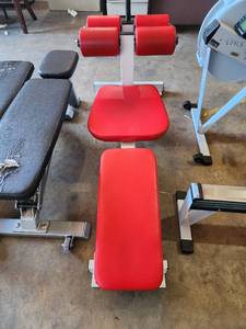 lot 39983 image: Hammer Strength Decline Abdominal Bench