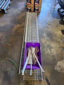 lot 45303 image: ClosetMaid Shelf Racks