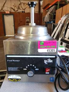 lot 45305 image: 1 - 13 Quart Star Food Warmer&nbsp