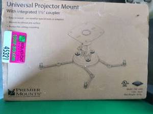 lot 45321 image: Universal Projector Mount, Black