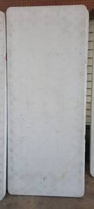 lot 45343 image: 6ft Lifetime White Foldable Table