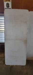 lot 45356 image: 6ft White Foldable Table
