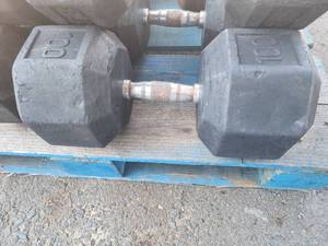 lot 5887 image: Lot of 2 Power Systems 85lb Weights
