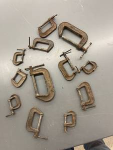 lot 9432 image: craftsman c clamp lot