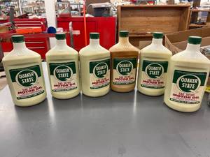 lot 9518 image: 6 unopened guaker state oil