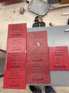 lot 9659 image: tru-way frame & alignment books