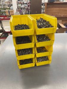 lot 9668 image: 8 yellow storage containers full