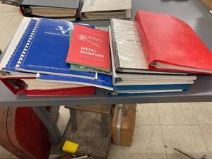 lot 9674 image: lot of running a body shop manuals