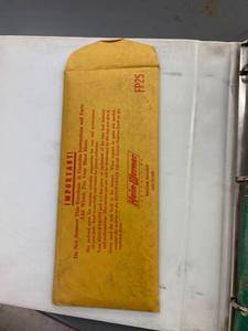 lot 9675 image: binder of tool instruction books