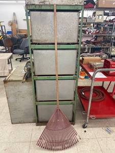 lot 9735 image: plastic yard rake