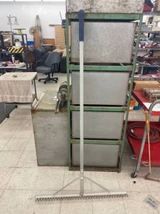 lot 9738 image: 36 inch aluminum rake
