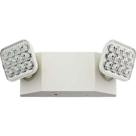 lot 6893 image: Lithonia Lighting Switch Hardwired LED Off White Emergency Light