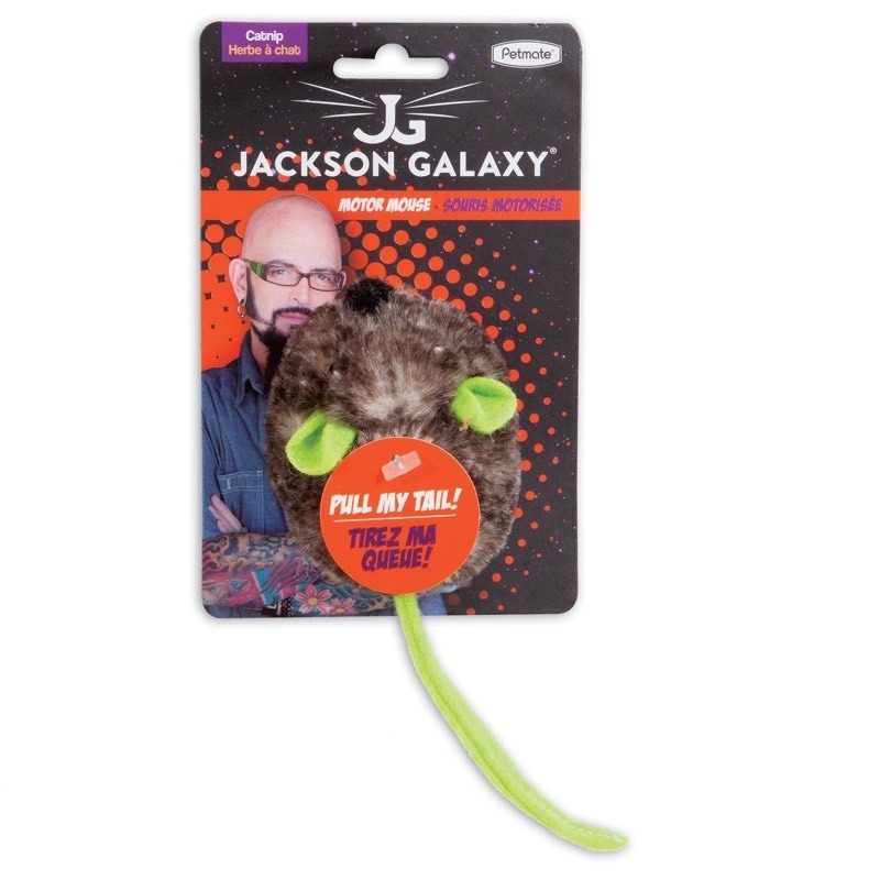 lot 7079 image: Jackson Galaxy Motor Mouse with Catnip Size 1 Grey