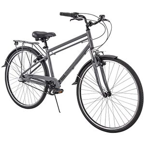 lot 6453 image: Royce Union RMX 700c Mens 3-Speed Commuter Bike, 17 Aluminum Frame, Cool Gray